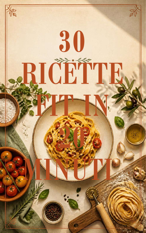 Copertina dell’ebook 30 Ricette Fit in 20 Minuti